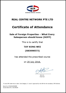 RCN_Sales of Foreign Properties RCN_Sales of Foreign Properties