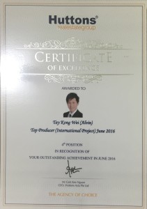 Top Producer (International) June 2016 Top Producer (International) June 2016