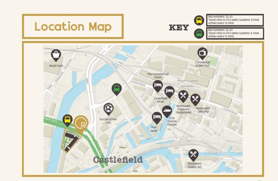 one-regent-manchester-map