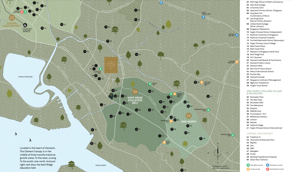 Clement Canopy Location Map Clement Canopy Location Map