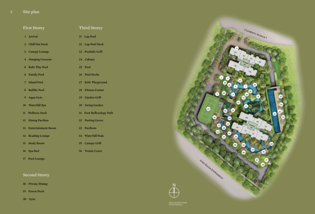 Clement Canopy Siteplan