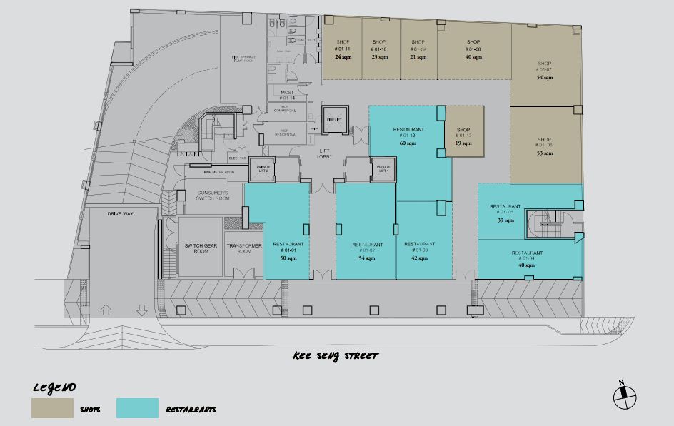 Onze Tanjon Pagar Commercial Site Plan