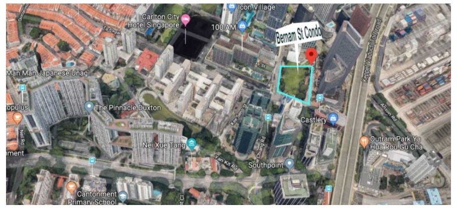 One Bernam Aerial Location One Bernam Aerial Location