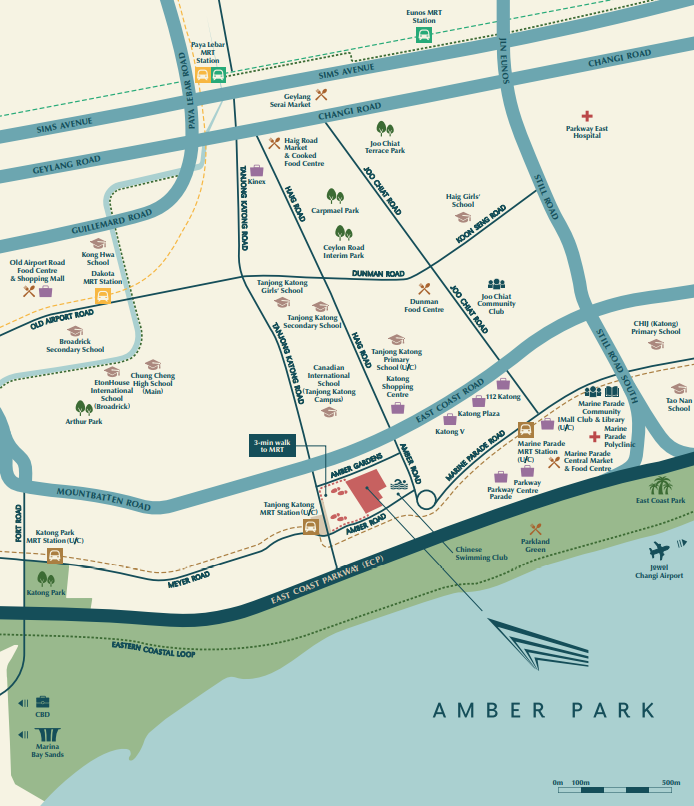 Amber Park Location Map Amber Park Location Map