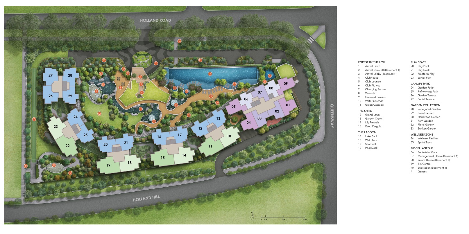 Hyll on Holland Siteplan Hyll on Holland Siteplan