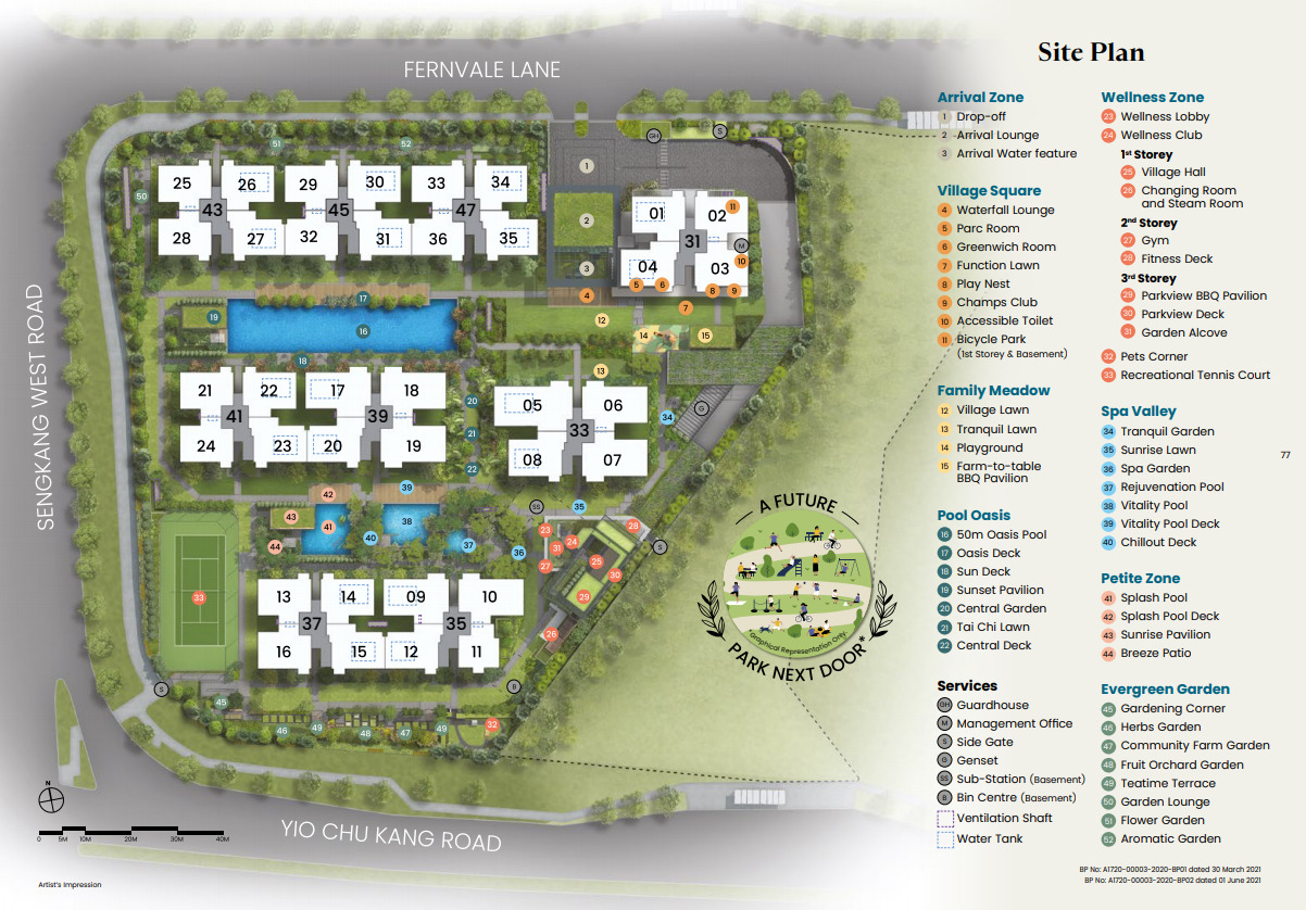 Parc Greenwich Siteplan Parc Greenwich Siteplan
