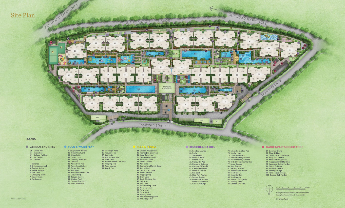 Treasure at Tampines Siteplan Treasure at Tampines Siteplan
