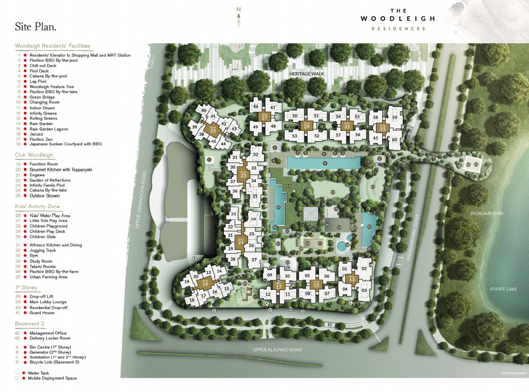 Woodleigh Residences Site plan