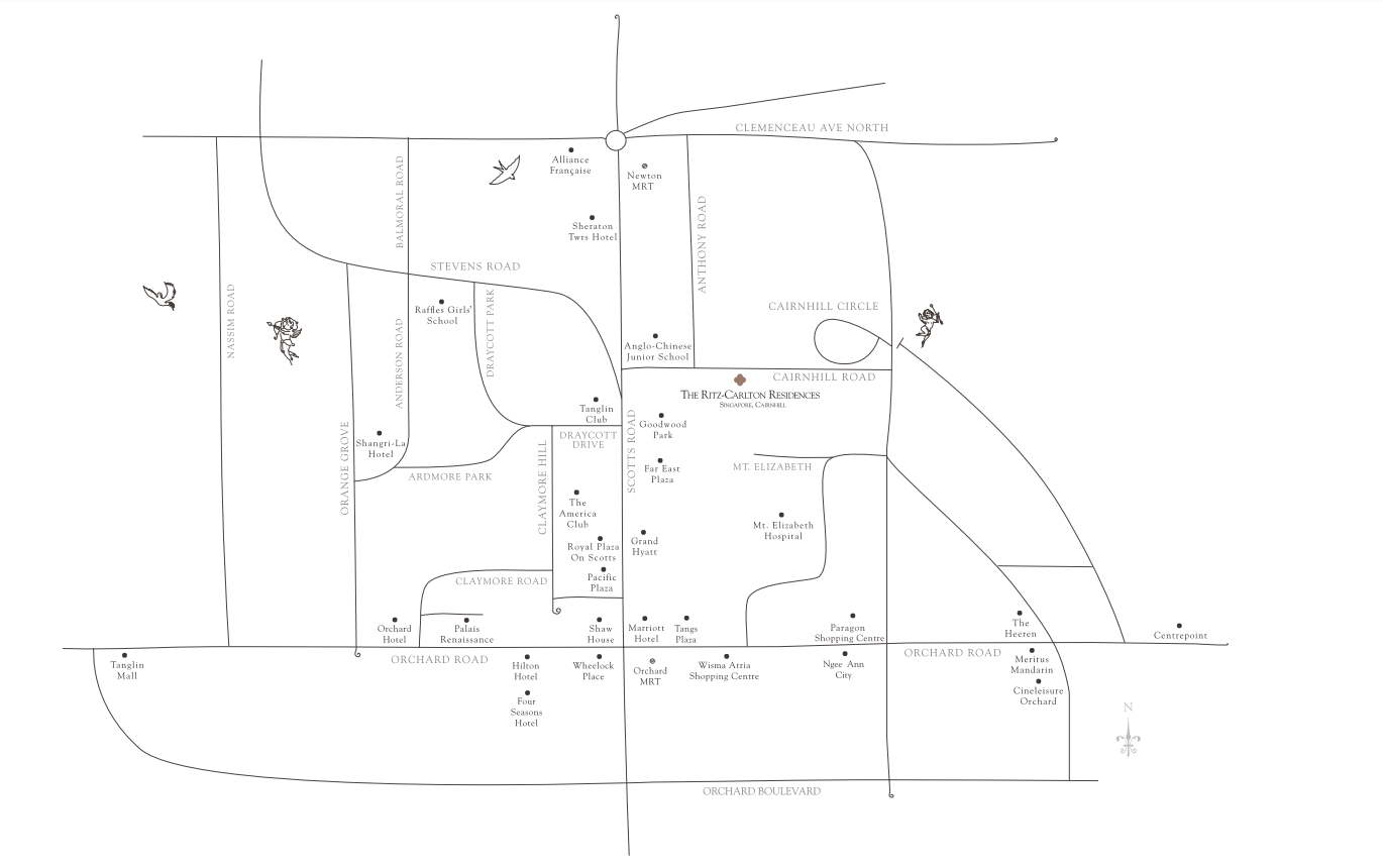 Ritz Carton Residences Location Map Ritz Carton Residences Location Map