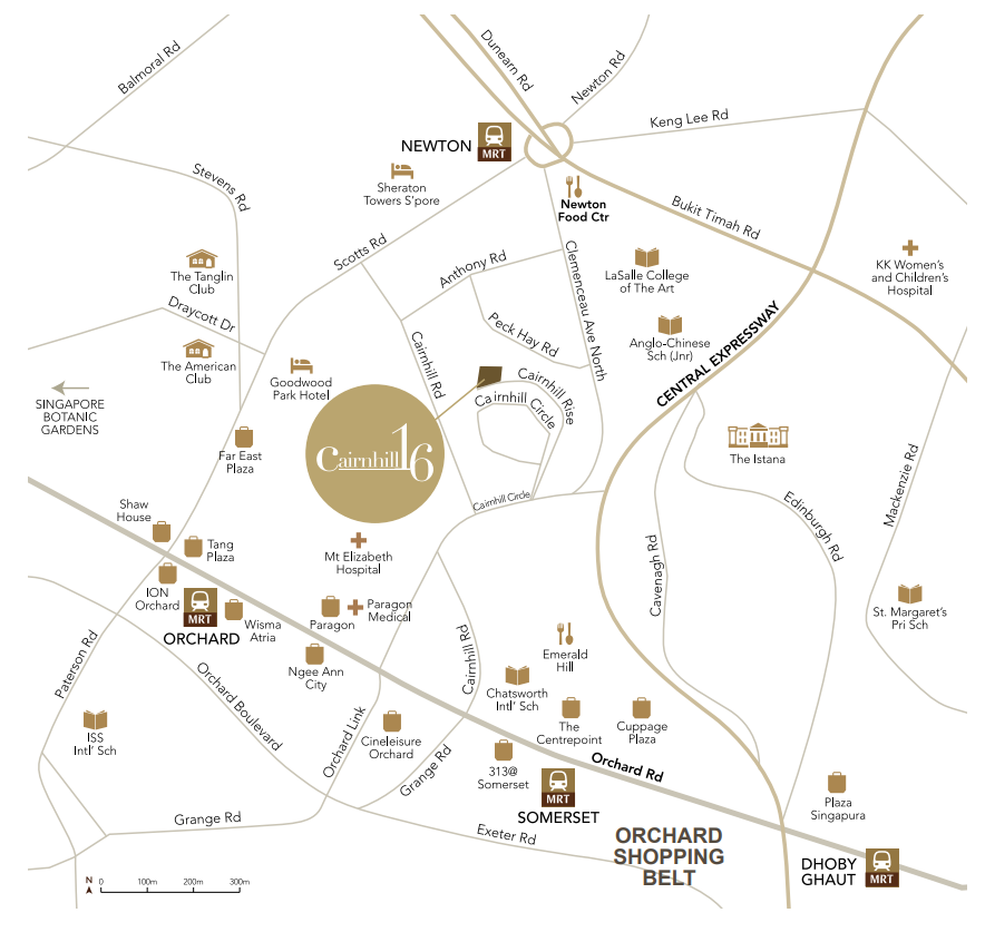 Cairnhill 16 Location Cairnhill 16 Location