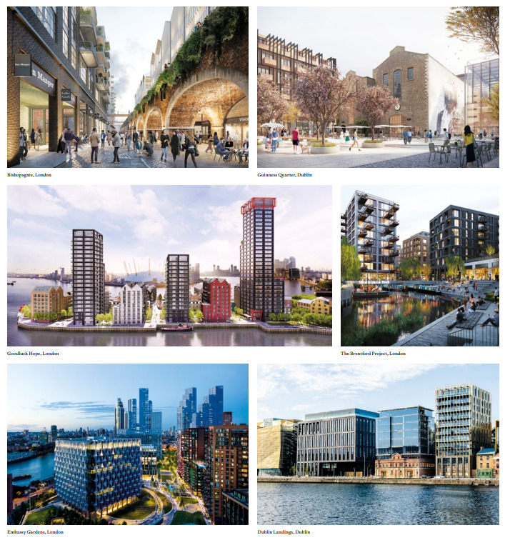 Developer Ballymore Track record Developer Ballymore Track record