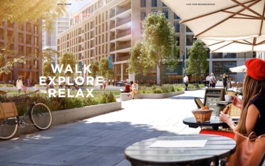 London Royal Wharf Retail Shops | By Oxley and Ballymore | International Sales