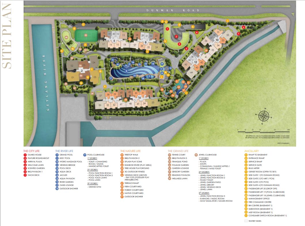 Grand Dunman Siteplan Grand Dunman Siteplan