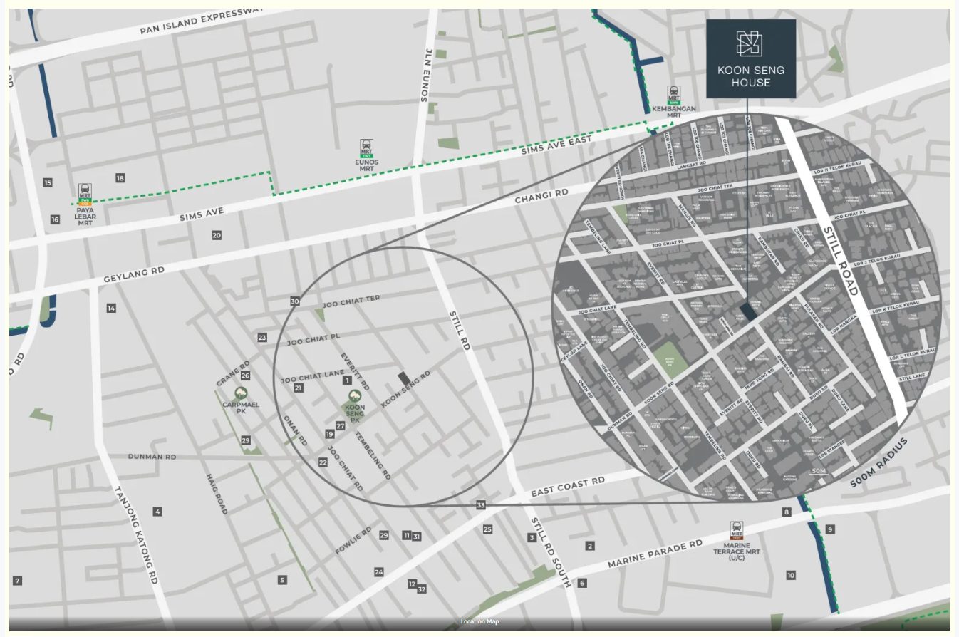 Koon Seng House Location Koon Seng House Location